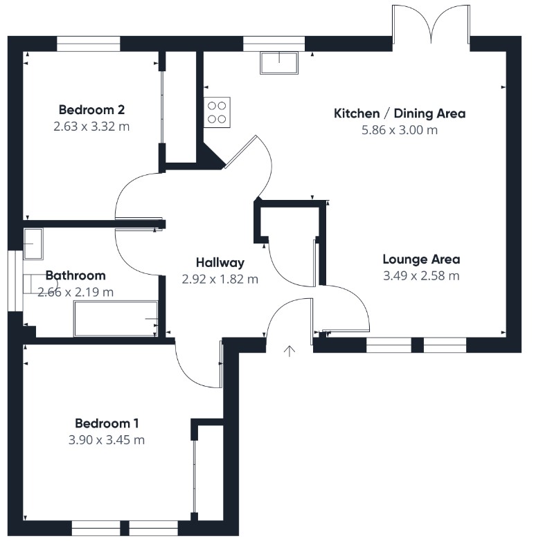 Floor plan of property