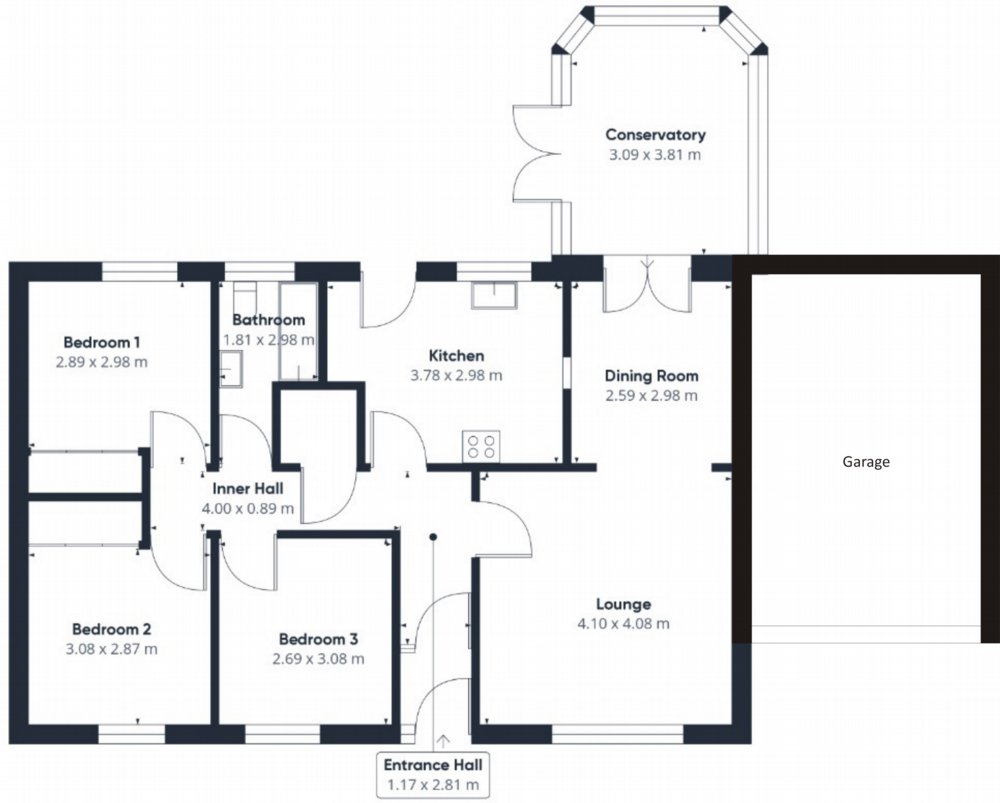 Floor plan of property