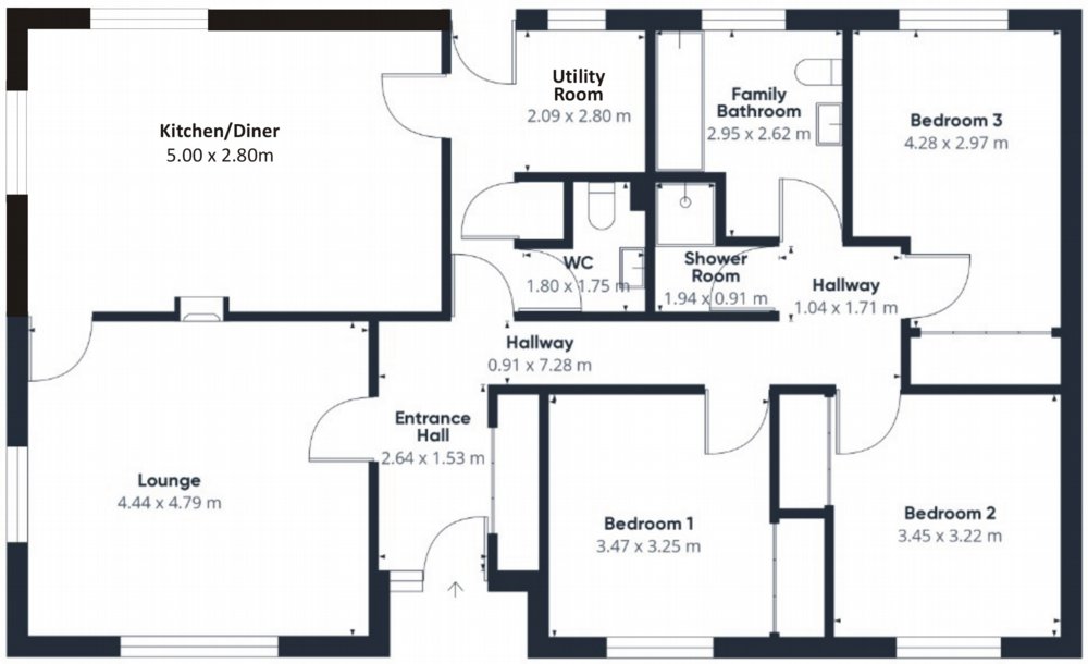 Floor plan of property