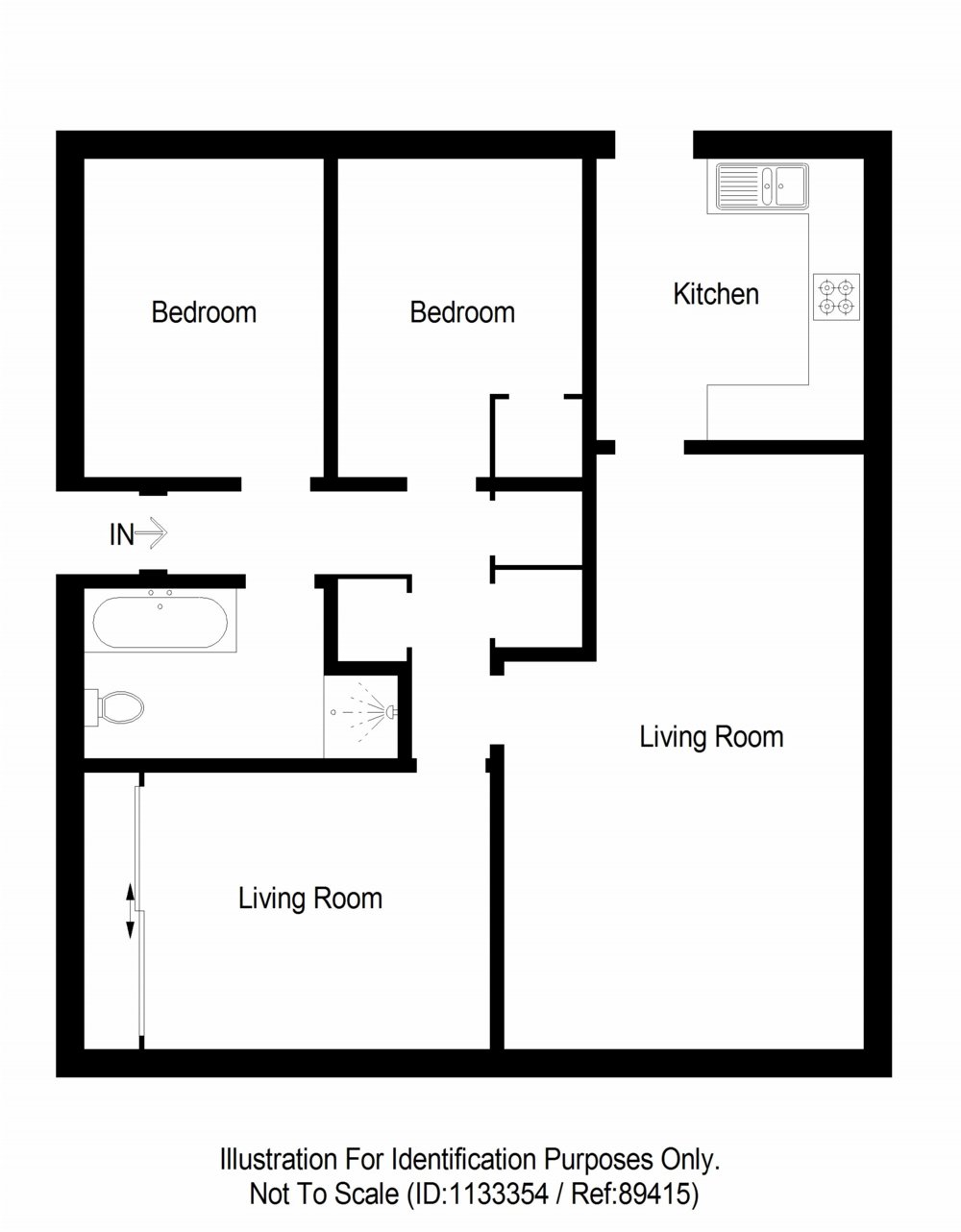 Floor plan of property