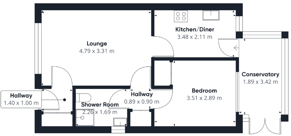 Floor plan of property