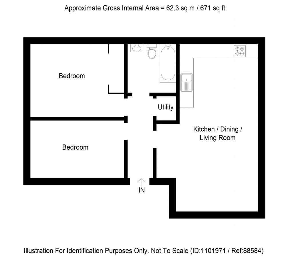 Floor plan of property