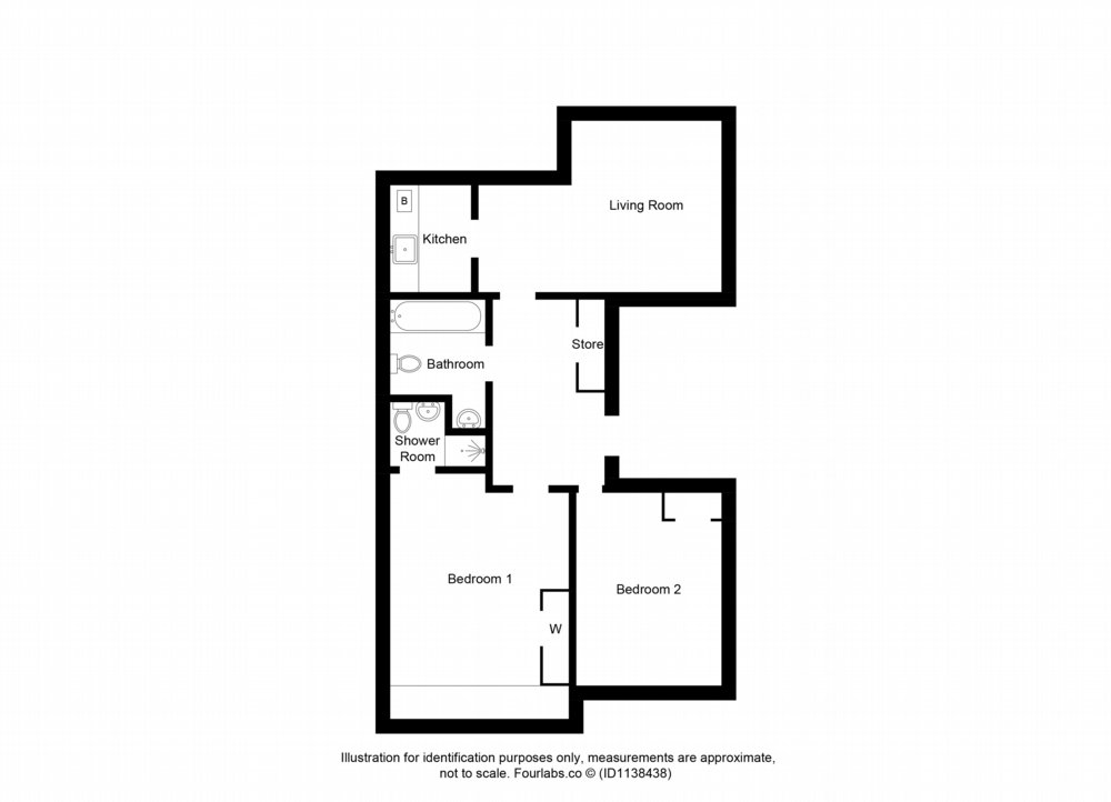 Floor plan of property