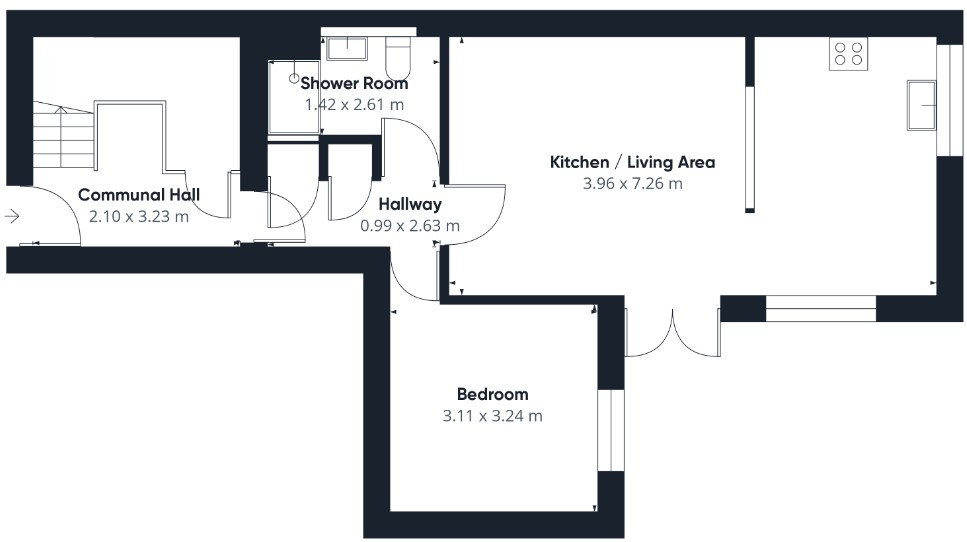 Floor plan of property