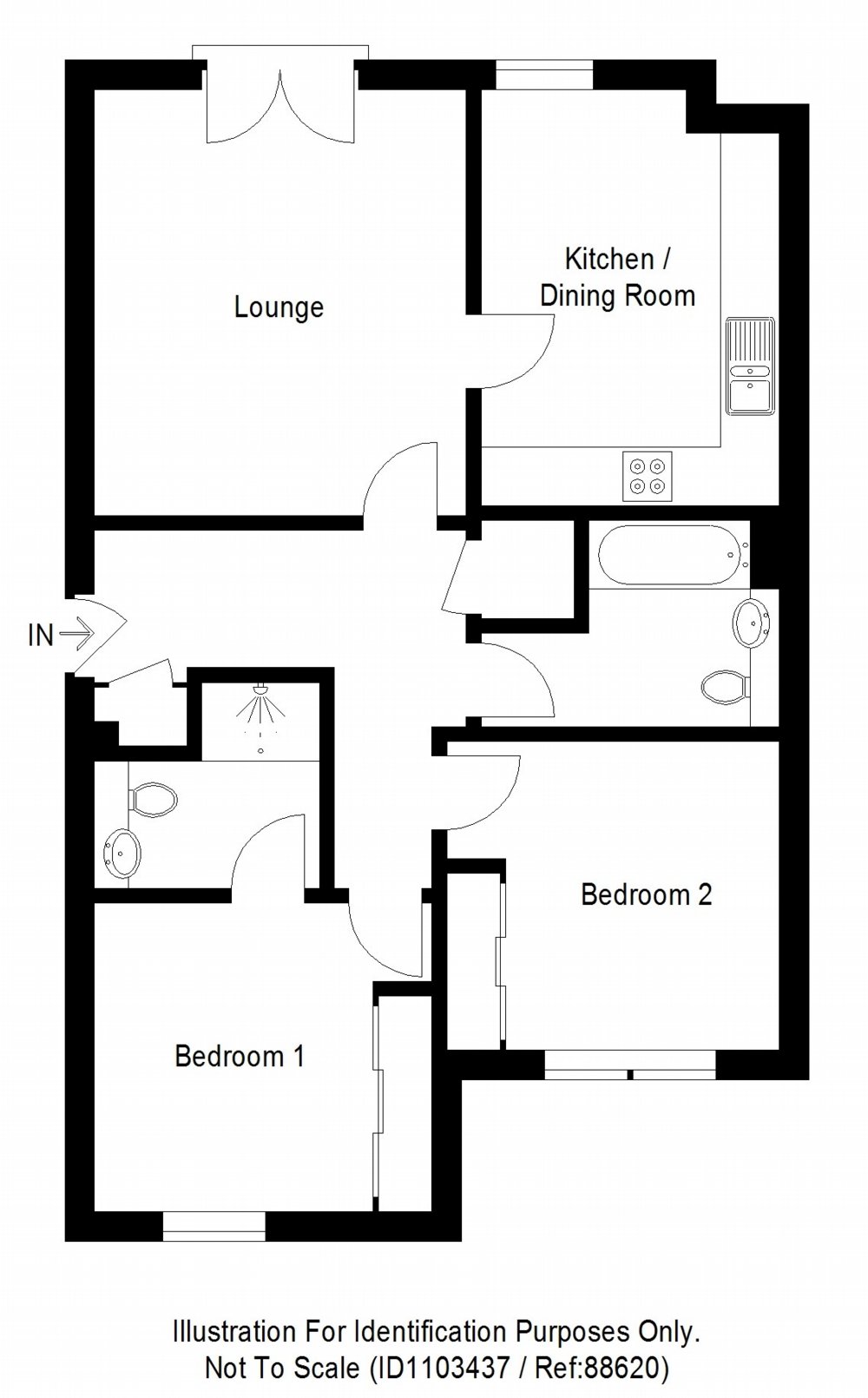 Floor plan of property