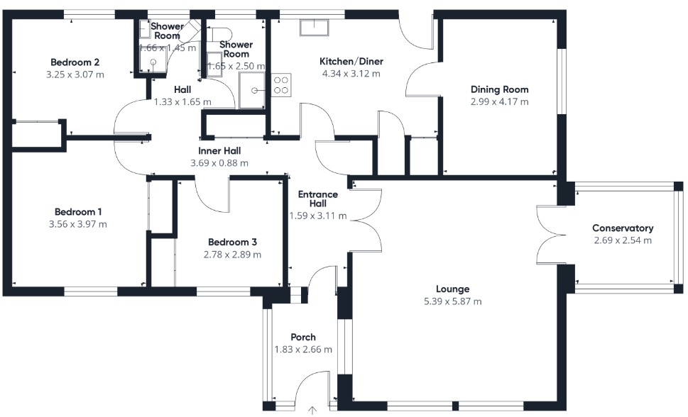 Floor plan of property