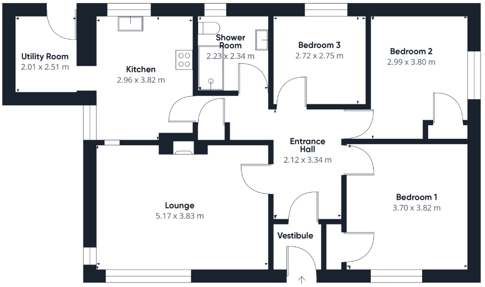 Floor plan of property