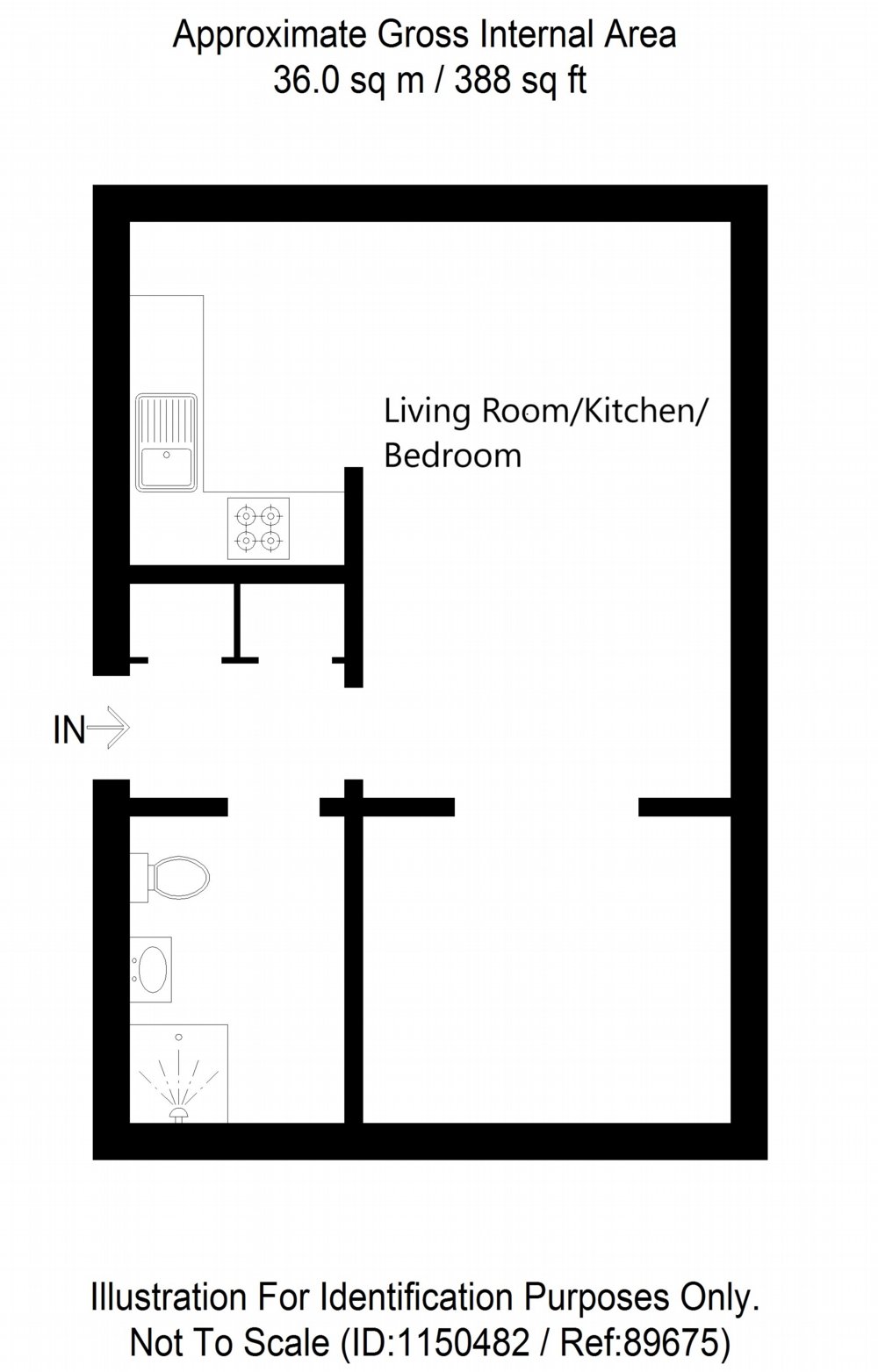 Floor plan of property