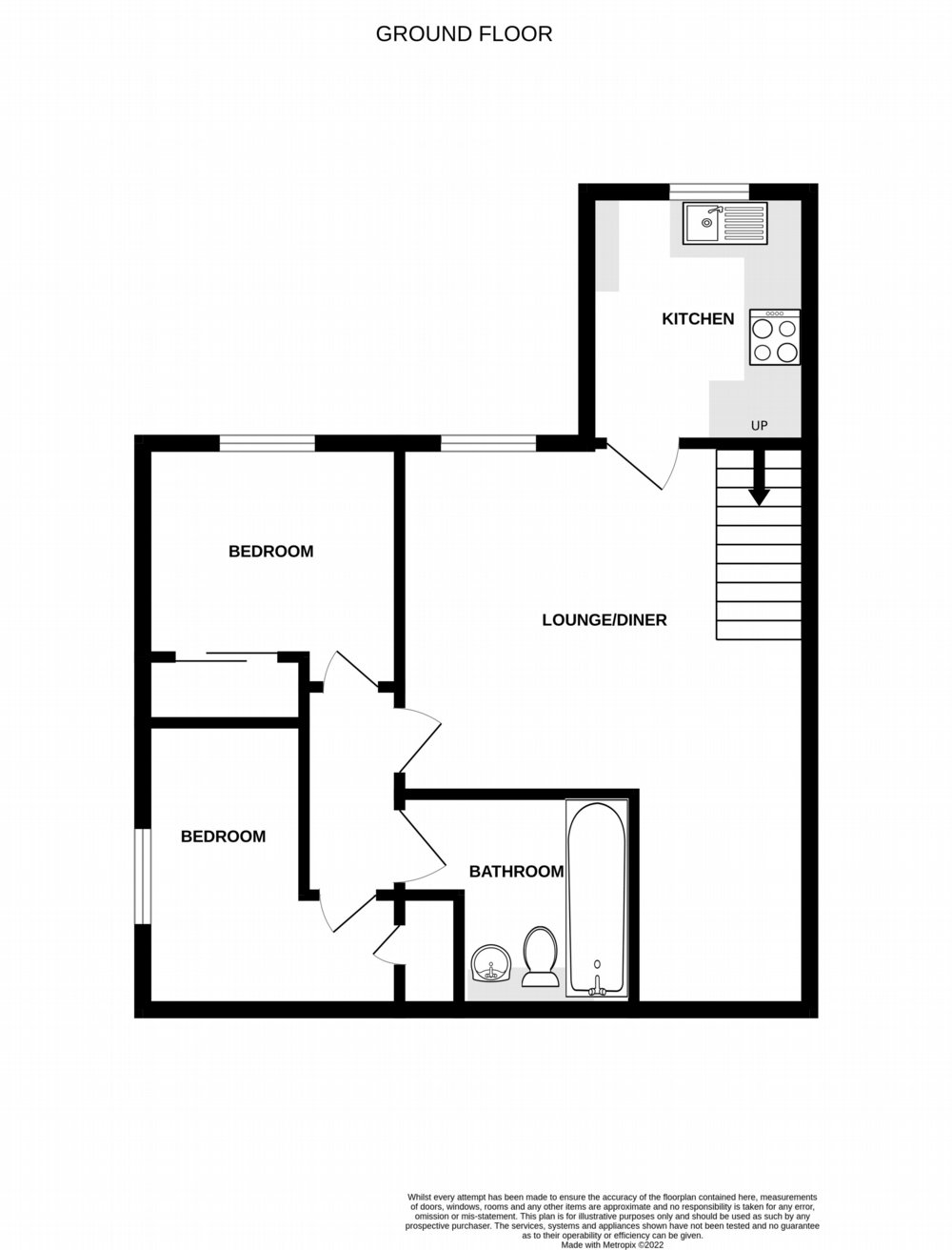 Floor plan of property