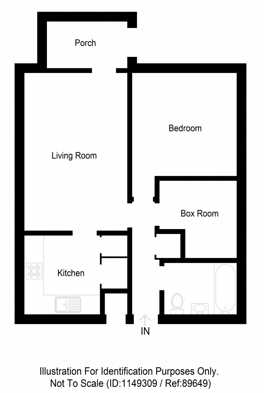 Floor plan of property