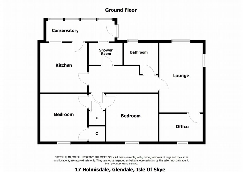 Floor plan of property