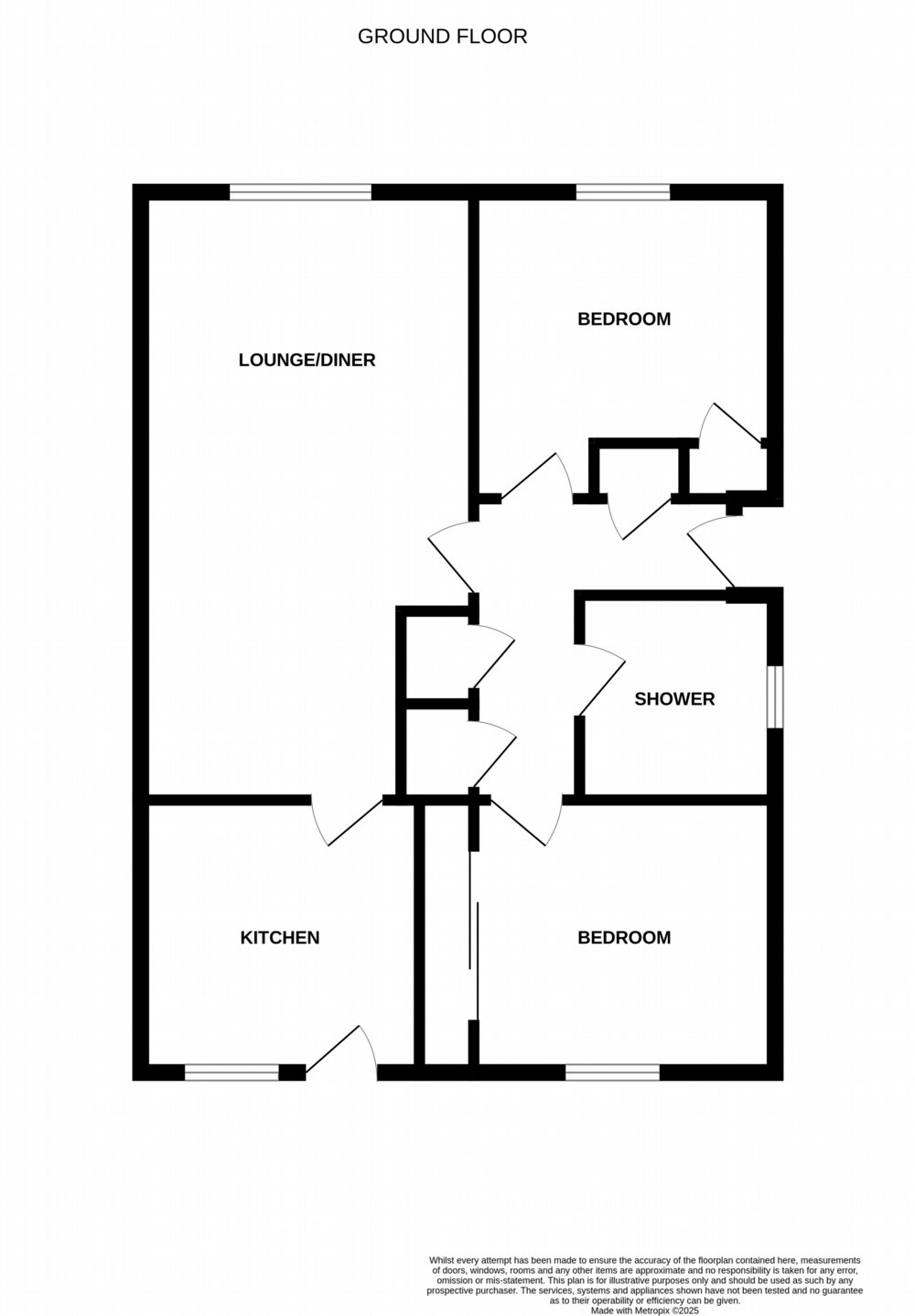 Floor plan of property