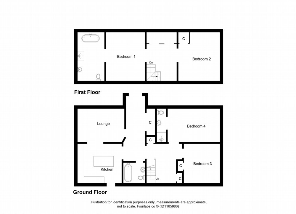 Floor plan of property