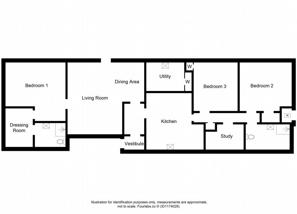 Floor plan of property